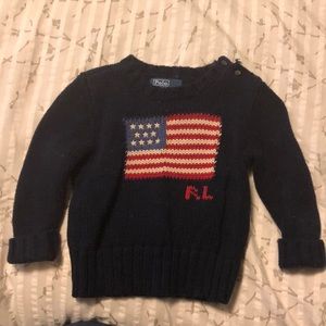 Ralph Lauren Polo American flag sweater